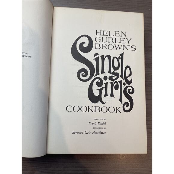 Single Girl’s Cookbook, by Helen Gurley Brown, 1969, 1st printing - Picture 12 of 16